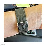 Apple Watch Ultra Premium Epsom Cow Leather Band in Midnight Green - Image 5