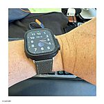 Apple Watch Ultra Premium Epsom Cow Leather Band in Midnight Green