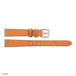 Yellow Cowhide Leather Watch Strap in Classic Flat, Thin Style – 12mm
