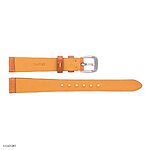 Yellow Cowhide Leather Watch Strap in Classic Flat, Thin Style – 12mm - Image 2