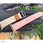 Apple Watch Series 3 Calf Leather SWIFT Pink Mixed Strap - Image 2