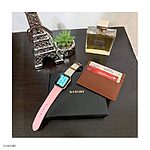 Apple Watch Series 3 Calf Leather SWIFT Pink Mixed Strap - Image 5