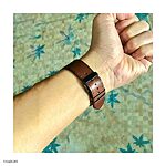 Apple Watch Leather Strap 49mm 45mm 44mm - Brown Cow Leather - Image 4