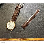 LONGINES Brown Crocodile Leather Watch Strap, Classic Style - Image 4