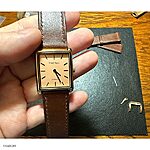 KORLEX Classic Flat Brown Leather Watch Strap