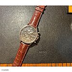 HAWKER HURRICANE Classic Brown Alligator Leather Watch Strap - Image 4