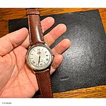 ORIENT Brown Leather Classic Watch Strap - Image 2