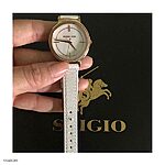 MICHAEL KORS Classic Flat White Leather Watch Strap