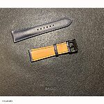ORIENT Leather Navy Blue Classic Watch Strap