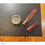 HAWKER HURRICANE Classic Brown Alligator Leather Watch Strap - Image 2