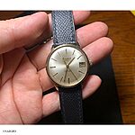 BULOVA Epsom Calf Leather Watch Strap in Black Classic Flat Style - Image 2