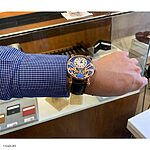 INVICTA Black Crocodile Leather Classic Watch Strap - Image 4