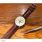 ORIENT Brown-Red Alligator Leather Watch Strap, Classic Style - Image 2