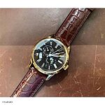 ORIENT Brown-Red Alligator Leather Watch Strap, Classic Style - Image 4