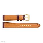 Brown Leather Watch Strap, Classic Style, 14mm - Image 4
