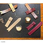 FERRAGAMO Nude Leather Women's Watch Strap, Classic Flat Style - Image 3