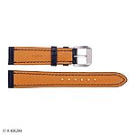 Dây Đồng Hồ Da Bò Màu Đen Kiểu Cổ Điển Size 14mm - Ảnh 2