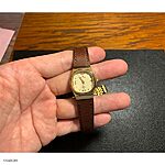 MERVEILLE Brown Leather Classic Flat Watch Strap