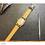 LONGINES Brown Crocodile Leather Watch Strap, Classic Style - Image 5