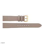 Nude Cow Leather Watch Strap - Classic Slim, Flat, Unstitched, Size 16mm - Image 3