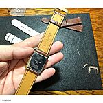 KORLEX Classic Flat Brown Leather Watch Strap - Image 5
