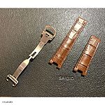 CARTIER Brown Crocodile Leather Watch Strap, Classic Style - Image 3