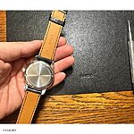TISSOT Classic Black Leather Watch Strap - Image 4