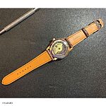 ROLEX Classic Brown Crocodile Leather Watch Strap - Image 2