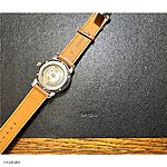 TISSOT Watch Strap - Yellow Cow Leather, Classic Style - Image 3