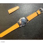MOVADO Watch Band in Black Leather Classic Style - Image 4