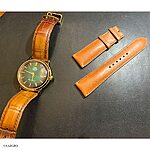 ORIENT Classic Yellow Cow Leather Watch Strap