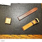 KORLEX Classic Flat Brown Leather Watch Strap - Image 3
