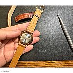 TOPHILL Yellow Cow Leather Classic Flat Watch Strap - Image 4
