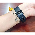 Apple Watch Series 8 Navy Blue Cow Leather Band - Image 4