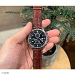 HAWKER HURRICANE Classic Brown Alligator Leather Watch Strap