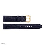 Dây Đồng Hồ Da Bò Màu Đen Kiểu Cổ Điển Size 14mm - Ảnh 3