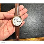 FOSSIL Classic Brown Leather Watch Strap
