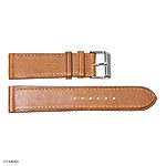 PERRELET Classic Flat Yellow Cow Leather Watch Strap - Image 3