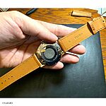 ORIENT Classic Yellow Cow Leather Watch Strap - Image 4