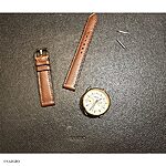 FOSSIL Classic Brown Leather Watch Strap - Image 2