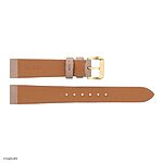Nude Cow Leather Watch Strap - Classic Slim, Flat, Unstitched, Size 16mm - Image 4