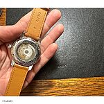 TISSOT Watch Strap - Yellow Cow Leather, Classic Style - Image 4