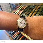 Wittnauer Black Crocodile Leather Classic Flat Watch Strap - Image 5