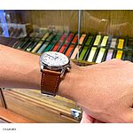 LONGINES Classic Flat Yellow Cow Leather Watch Band - Image 2