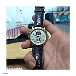 FREDERIQUE CONSTANT Brown Crocodile Leather Watch Strap, Classic Style