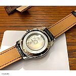 RUNOSD Classic Black Crocodile Leather Watch Band - Image 3