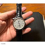 TISSOT Classic Black Crocodile Leather Watch Strap - Image 4