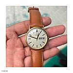 OMEGA Classic Yellow Cow Leather Watch Strap