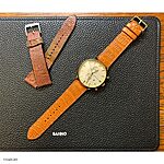 EMPORIO ARMANI Watch Band, Yellow Crocodile and Cow Leather, Classic Flat - Image 5