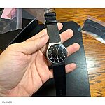 SKAGEN Black Leather Watch Strap – Classic Flat Style